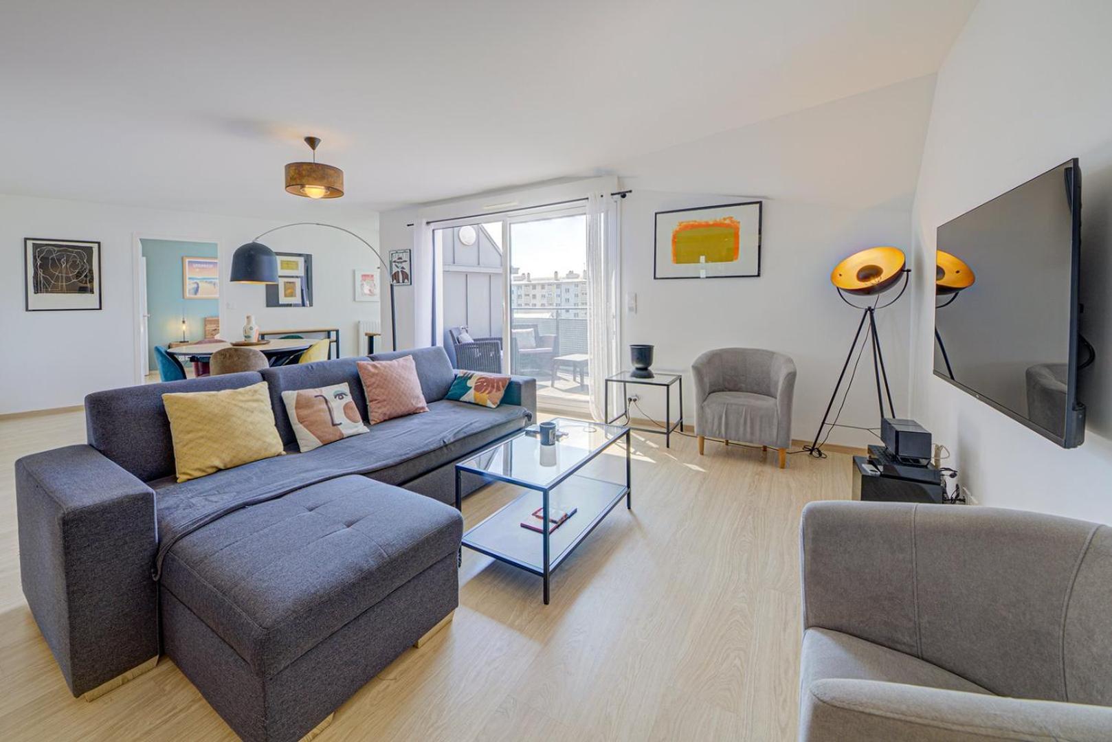 Le Maginot, T4 De Standing, Terrasse Et Parking Apartment Rennes Ngoại thất bức ảnh