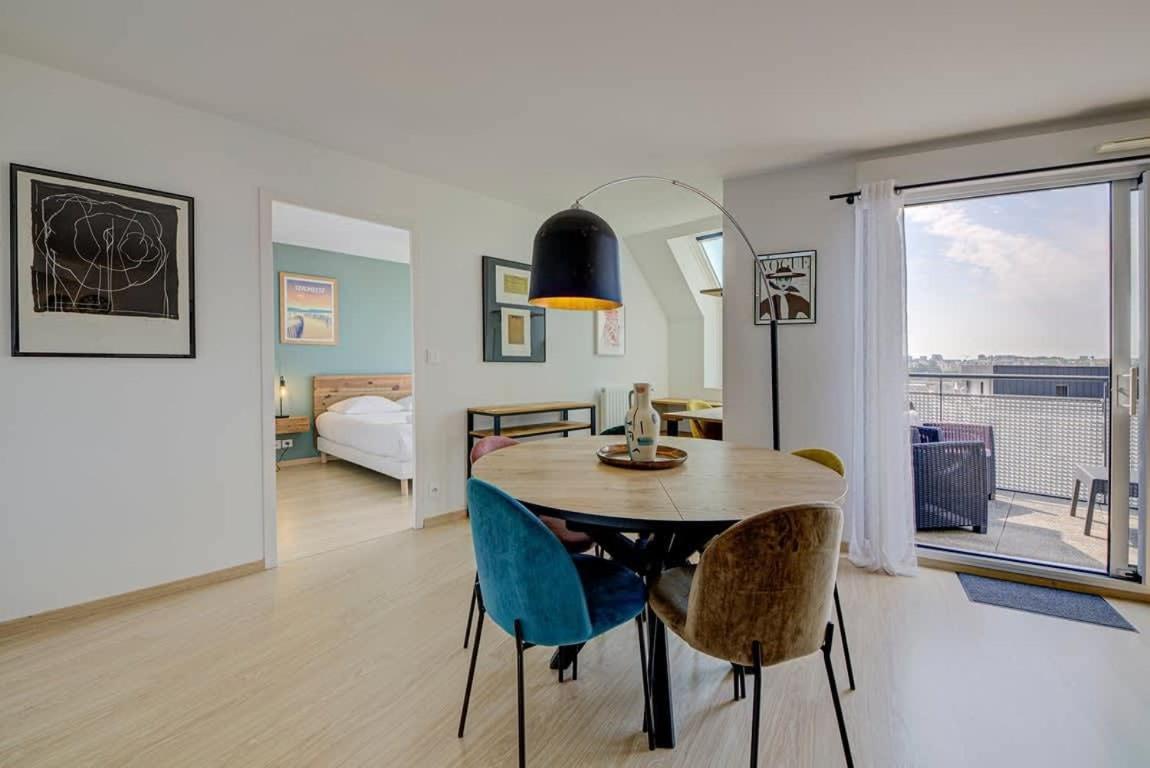 Le Maginot, T4 De Standing, Terrasse Et Parking Apartment Rennes Ngoại thất bức ảnh